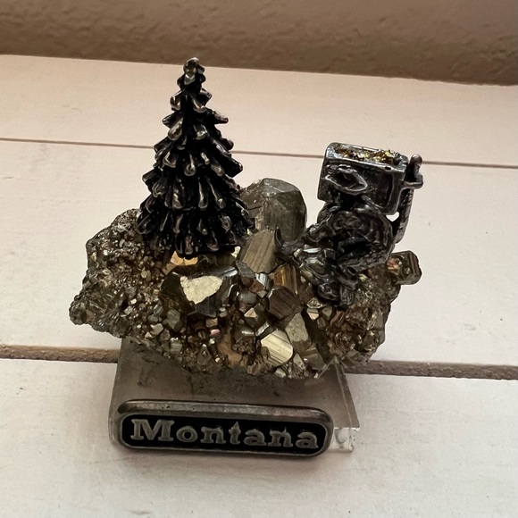 Mini Pyrite Figure of a Montana Miner - Picture 1 of 11